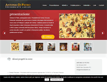 Tablet Screenshot of antoniodipietro.eu